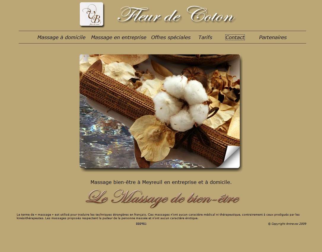 Fleur de Coton - Massage à Meyreuil